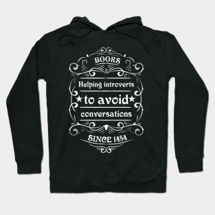 Books - Helping introverts to avoid conversations Hoodie